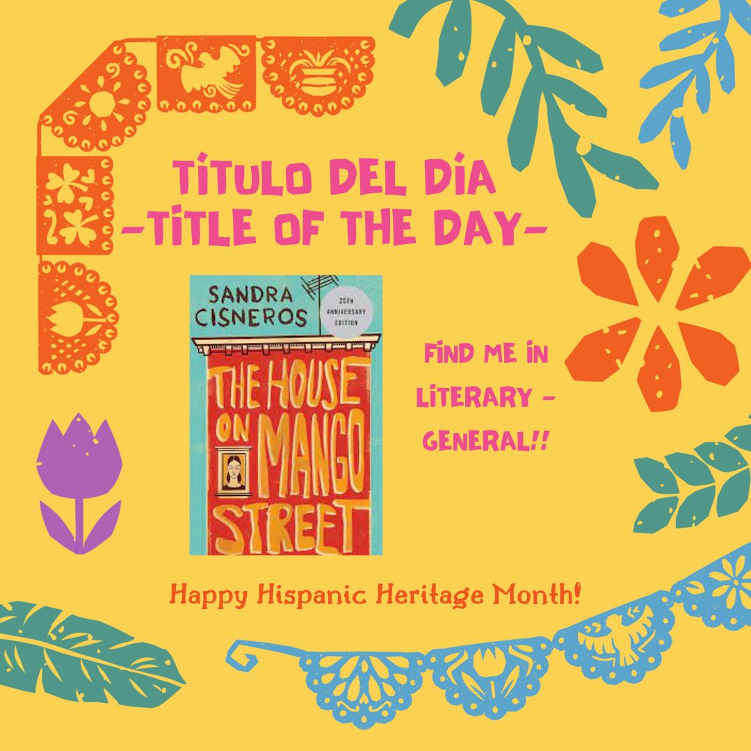 Today's #bannedbooksweek #hispanicheritagemonth fusion is a true classic...Sandra Ciseneros' famous vignettes!