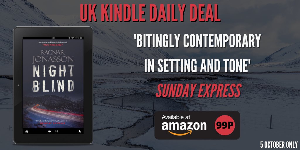 OrendaBooks's tweet photo. Wrap up warm…
@ragnarjo's dark, chilling #DarkIceland #thriller #Nightblind t @graskeggur is #99p TODAY ONLY
When a police officer is murdered in the isolated town of Siglufjörður, Ari Thór's investigation leads him to a sinister past…
❄️https://t.co/S5fPScS7lh
#BookTwt https://t.co/gkLtVbhT4v