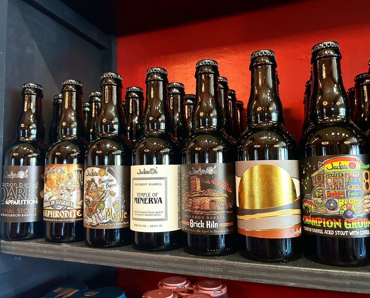 barrelhousetap's tweet photo. Our shelves have been blessed with a massive bottle drop from @JackieosBrewery ! Check out these favorites that have returned (in limited quantities) #beer #ohiobeer #craftbeer #whalez #dayton #thebarrelhouse #daytonlovesbeer https://t.co/9042MJilJJ