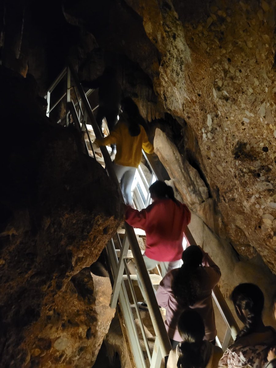 EscolaPereVila's tweet image. Avui, els i les alumnes de 6è @EscolaPereVila hem viscut una aventura d'allò més emocionant a les #covesdeCollbató! Sabíeu que Gaudí es va inspirar dins d'elles quan pensava en construir la Sagrada Família? Hem après, ens hem divertit i hem fet pinya. Súper dia!