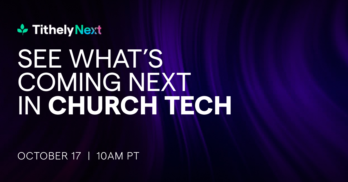 tithelyapp's tweet photo. Yes, you read that correctly.
We’re announcing huge updates and giving away some mind blowing prizes!
You can register today– 👇
https://t.co/FJdqeibT9n
#tithelynext #churchtech #tithely https://t.co/ELKhXjolHA