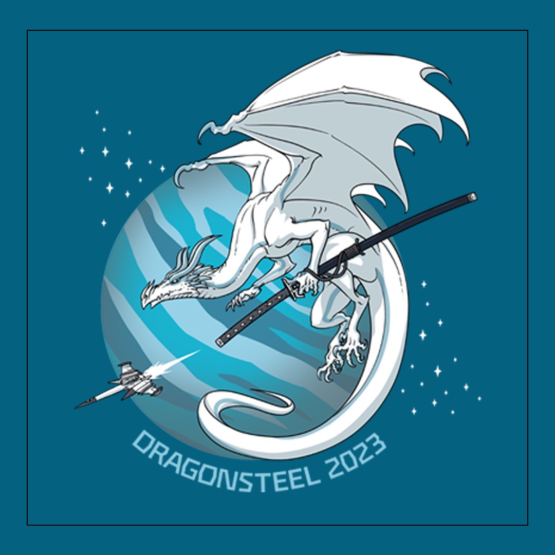 We are excited to reveal our 2023 convention logo! Worldhoppers, join us next month for an exciting trip around the Cosmere and the Cytoverse! #BePartoftheStory #Dragonsteel2023 #BrandonSanderson