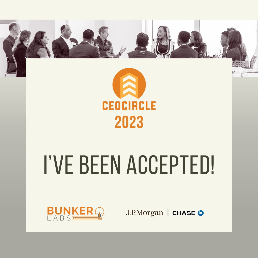 JLANSolutions's tweet photo. Excited to announce I was selected to @TheBunkerLabs' #CEOcircle program powered by @jpmorgan & @Chase. I can’t wait to take advantage of this unique opportunity and see where JLAN will be a year from now. Get ready for a year of breakthroughs!
https://t.co/3PnCbFZBPd https://t.co/GeaLet0zzZ