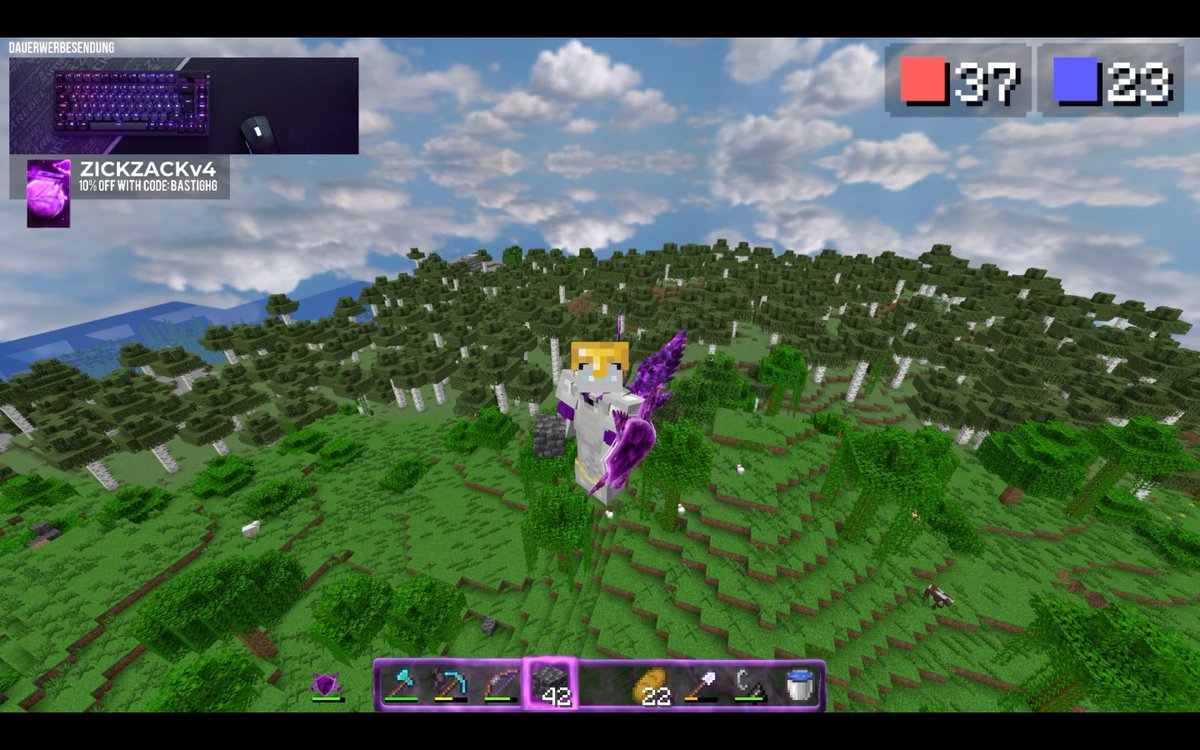 First time working with browser sources to dynamically display the score. Had an exciting battle today! GGs to Team Basti! 🫡