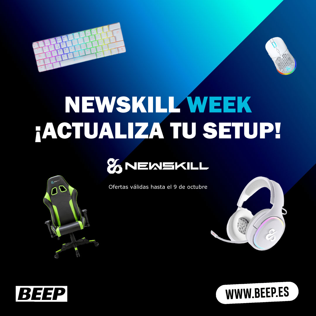 beep_es's tweet photo. 🎮 Ha llegado la Newskill Week en BEEP 🎉 ¡Descubre nuestras ofertas en periféricos gaming @newskill_ES !

¡Equípate como un verdadero gamer! Entra ya en: https://t.co/Kvhv14Nb71
Validez hasta el 9 de octubre. 🔥😎

#NewskillWeek #OfertasGaming #newskill #beep https://t.co/xssXhGbypD