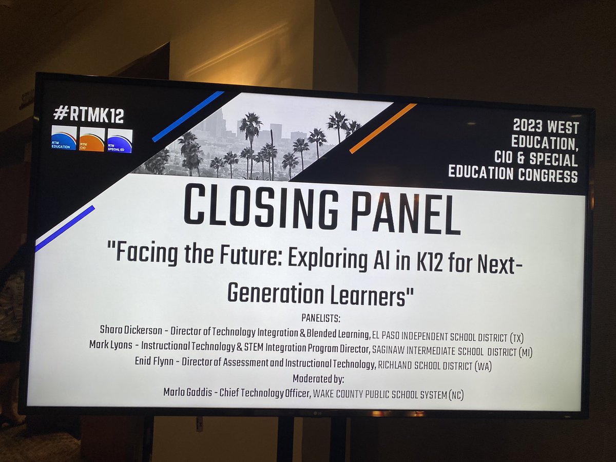 AI will change education. For better or for worse? #rtmk12