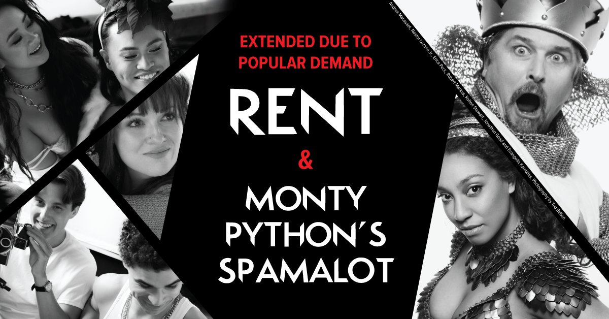 We're so excited to share that new performances of #SFRent and #SFSpamalot have been added through November!

Tickers are on sale NOW to Members and available to all patrons tomorrow, October 4, at 10 a.m.

Details ⬇️
ow.ly/zkmq50PSs4X