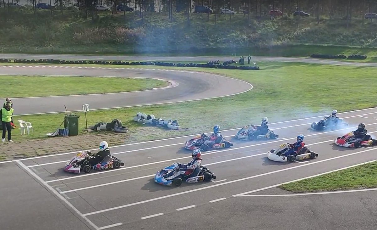 MillaSjostrand's tweet image. On 1 October I raced in KZ2 in Västerås in Sweden. Good racing with overtakes in every heat. Finished the day in 5th place. #Racing #karting #KZ2 #F1 #F4