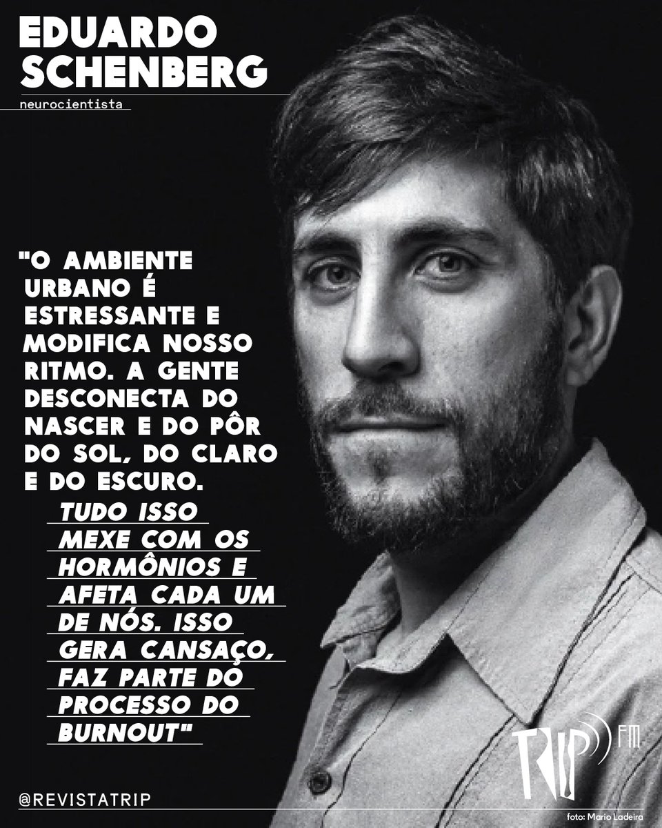 revistatrip's tweet photo. Num papo com o #TripFM, o neurocientista Eduardo Schenberg (@ee_schenberg) comentou pesquisas sobre o uso terapêutico dos psicodélicos e refletiu sobre a importância da ancestralidade e da conexão com a natureza para promover a saúde mental. Vem conferir: https://t.co/8kkHuGtf51 https://t.co/xGNrxGUvPu