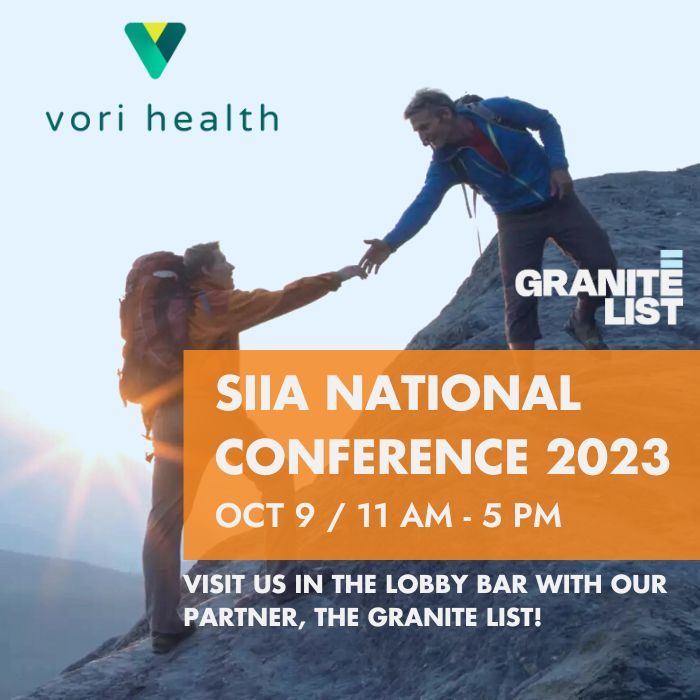 Vori Health (@vorihealth) on Twitter photo Vori Health will be attending the Self-Insurance Institute of America, Inc. National Conference in Phoenix. Join Vori and our partner <a href="/GraniteLists/">Granite Lists</a> in the lobby on October 9, 11 am - 5 pm. #SIIA23 #SIIAConnect Vori Health will be attending the Self-Insurance Institute of America, Inc. National Conference in Phoenix. Join Vori and our partner <a href="/GraniteLists/">Granite Lists</a> in the lobby on October 9, 11 am - 5 pm. #SIIA23 #SIIAConnect