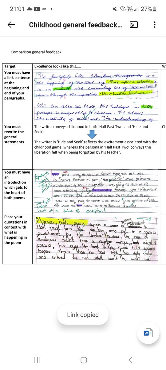 Responding to <a href="/engteacherabro2/">engteacherabroad</a>'s challenge...Here is something I'm trialing, mixing WCF with modelling - especially for lower ability students. I'm also trying a granular approach to essay writing, as inspired by <a href="/mrsmacteach33/">Elaine</a> Link to whole document here turimail.sharepoint.com/:w:/s/Secondar…