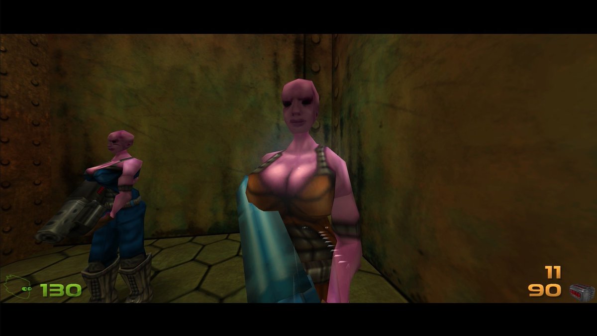 nichegamer's tweet photo. The developer of the boomer shooter Zortch responds to claims his characters' breasts are too big: “this is the average size here in Hungary” https://t.co/6P0SvJ8SjU