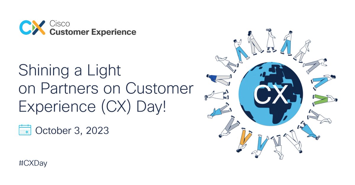 CiscoPartners's tweet image. It's #CXDay! We're celebrating organizations, individuals, customers, and partners at the heart of better customer experiences. 

Check out @DenzilSamuels' blog for more on how important the power of partnership is today and every day. 
cs.co/6019uz3sN
