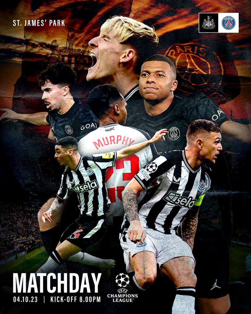 Newcastle United (@nufc) on Twitter photo The <a href="/ChampionsLeague/">UEFA Champions League</a> is BACK at St. James' Park! π
β«οΈ HOWAY THE LADS! βͺοΈ The <a href="/ChampionsLeague/">UEFA Champions League</a> is BACK at St. James' Park! π
β«οΈ HOWAY THE LADS! βͺοΈ