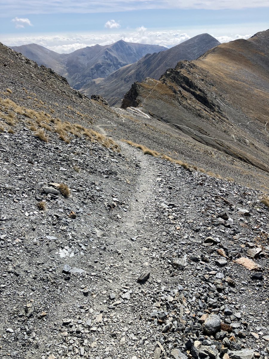 Strobe_Lightly's tweet photo. #PathOfTheDay I’d been labouring up the valley until, just 200m below the summit of Pic de la Fossa del Gegant, the trail suddenly zig-zagged steeply through a slope of loose rock and scree. Ladies and gentlemen, I can confirm that adrenalin is as good as speed!
#SlowPyrenees https://t.co/VJUEuMMLsF