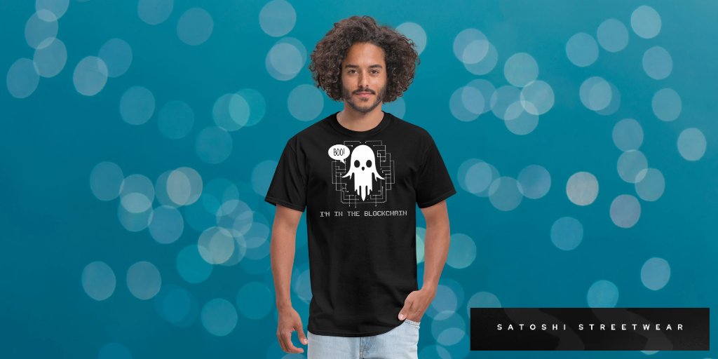 SatoshiVibes's tweet photo. Who says ghosts can't be tech-savvy? 👻 'Boo! I'm in the Blockchain' is the perfect blend of spooky and geeky! Get yours now! 🎃🔗 https://t.co/V9aia7GPIM
#SpookyTech #BlockchainBoo #Halloween #halloweenshirt #spreadshirt #shirts #ghost #BLOCKCHAIN #giftideas https://t.co/PtAtCrkDP0