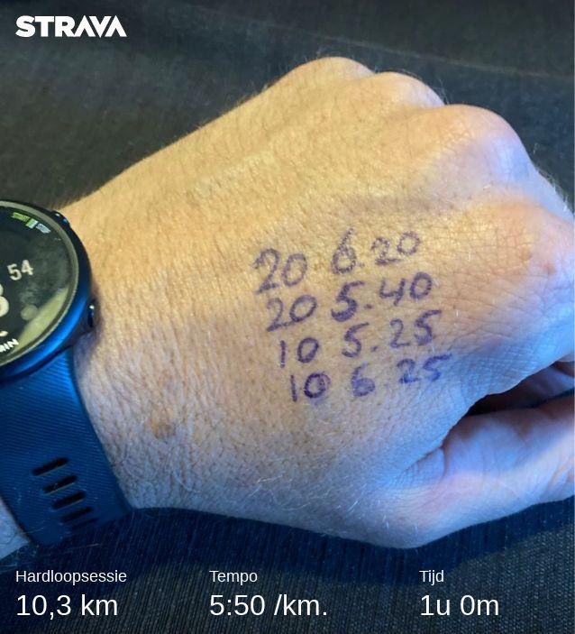 Hele dag op een stoel. Erg prettig om dan even te ‘resetten’ en een rondje te rennen.