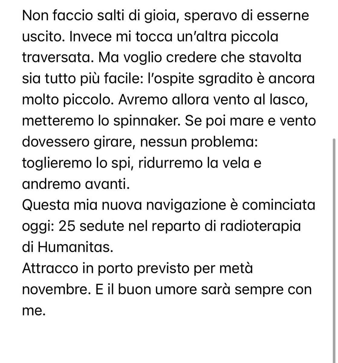 Recidiva. Questa volta (spero!) con il vento al lasco