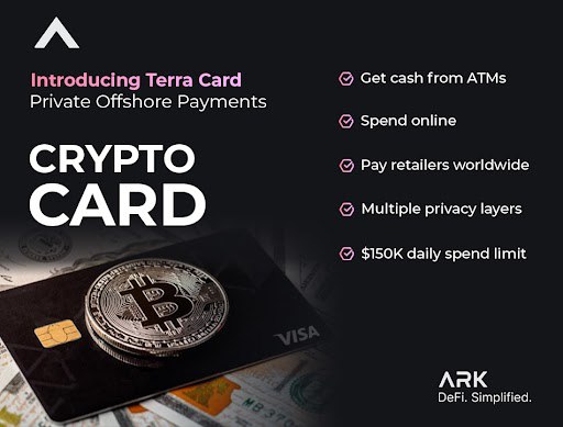 arkfiinvest's tweet photo. Terra Card Press Release! 💳

We are getting some traction in the news channels as we roll out Terra!

ABNewswire have just published a new press releases covering the launch of the Terra Card that went LIVE this week!

Introducing Terra Card: 
https://t.co/Zk5WhlBf8b https://t.co/kCHOREGQjf