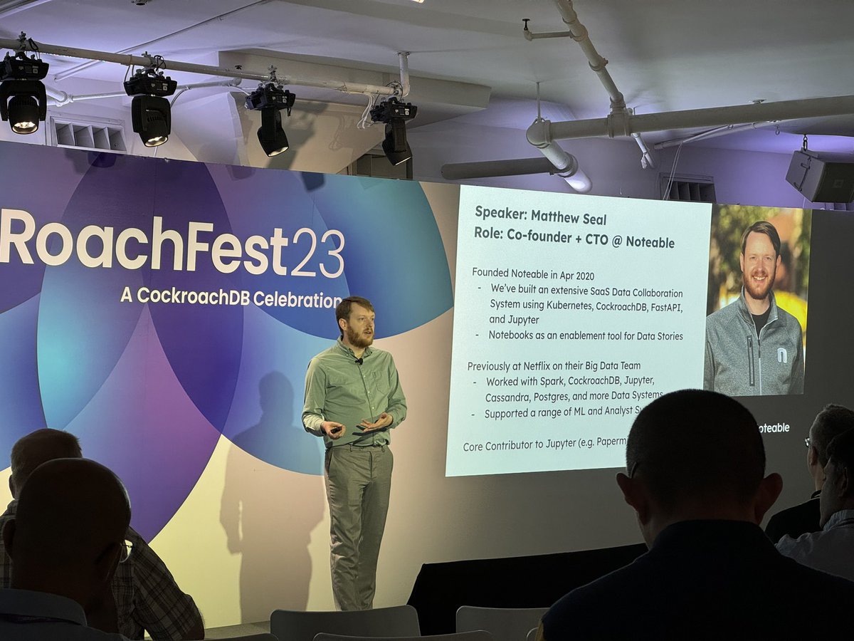 CockroachDB tweet media