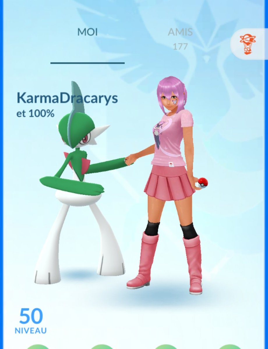 #PinkOctober #CancerDuSein #OctobreRose 
for this month of October my avatar will remain pink to support the fight against Breast Cancer Pogo community mobilize 
#PokemonGO