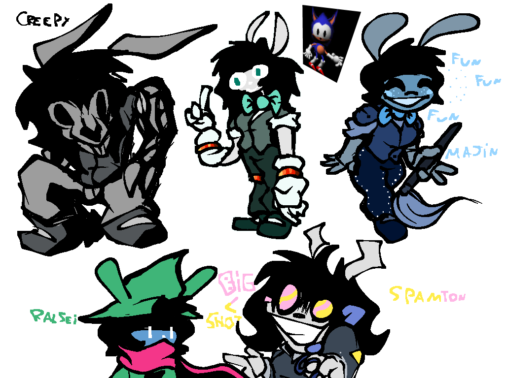 SBonnie0's tweet photo. Don't really know what to dress for halloween so here some doodles of what i could come up with...

Been a while since i posted random sketches https://t.co/TXwGGZLFPR