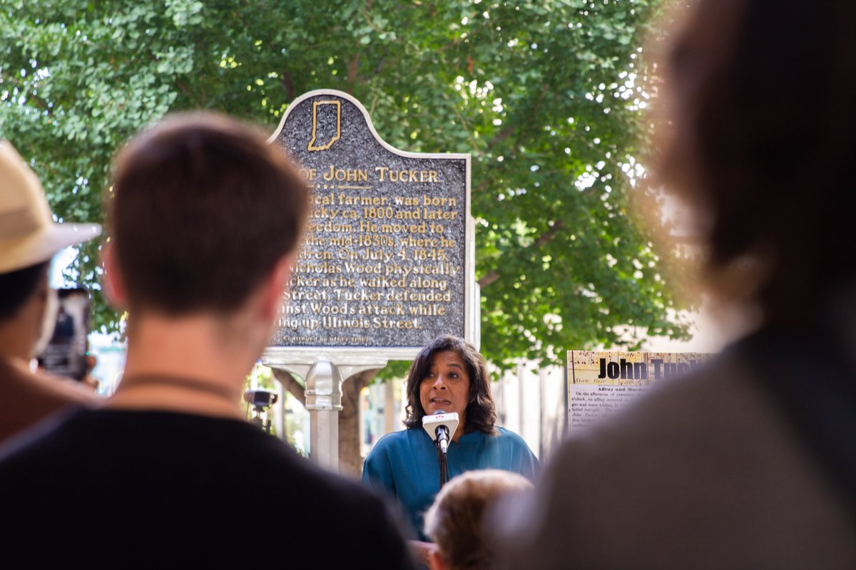 The story of a Black man’s 1845 lynching is now commemorated along the cultural trial. John Tucker was a free person of color, farmer, father of two and husband who was lynched in front of a crowd. Read more: indianapolisrecorder.com/john_tucker_de…