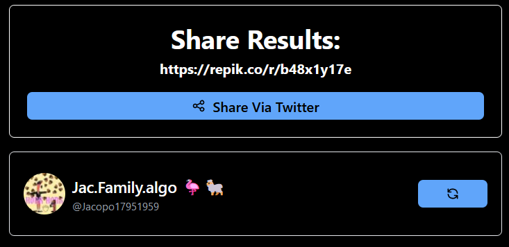 charlesmega's tweet photo. https://t.co/TvWDeLpGpi
And our winners are...
1k $Cookies goes to @Jacopo17951959
AlgoRaccoon NFT goes to @Charlesbush197
Send wallet via DM...
Only 2 persons gave answer on what page AlgoRaccoon was featured in the recently published Warp & Weft.
#getAwarpnweft https://t.co/0fpyEZ1ASd