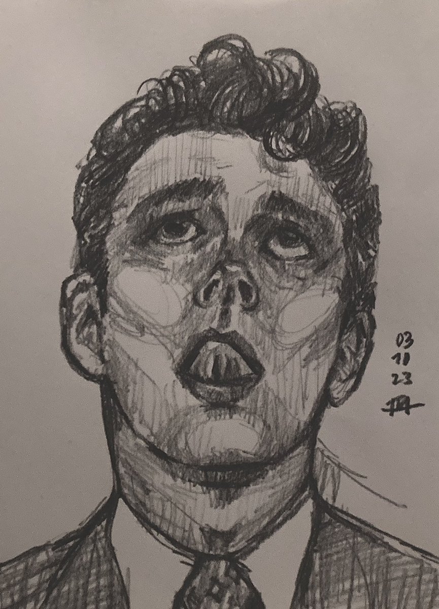 deadins8de's tweet photo. ~quick sketch, cos’… you know✨

#MichaelSheen #TheDamnedUnited #drawing https://t.co/pcDqhe6lzv