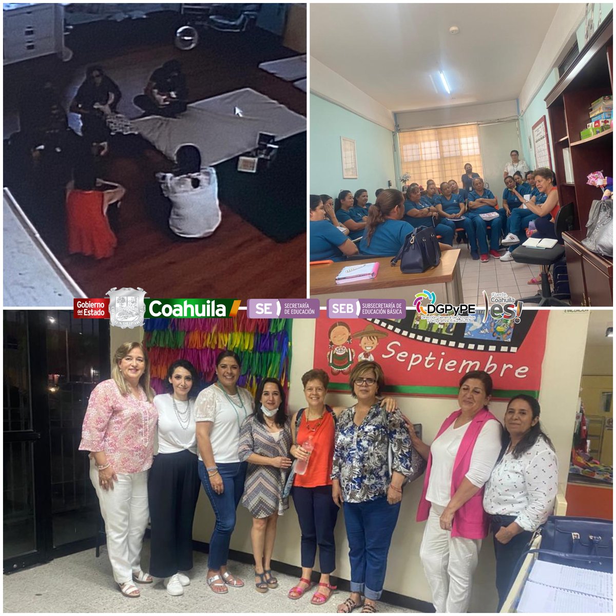 DGPyPE's tweet photo. Visita de Acompañamiento CAI’s #Torreón #Coah “Pedagogía Situada” con la Presencia de María Emilia López de nacionalidad Argentina experta en Primera Infancia #PEEI @mrikelme @GobDeCoahuila @SEducacionCoah @fsaracho10 @jsalcidop @EVENTOS_SEB @oscarleon5 https://t.co/7LYNUO5WfM