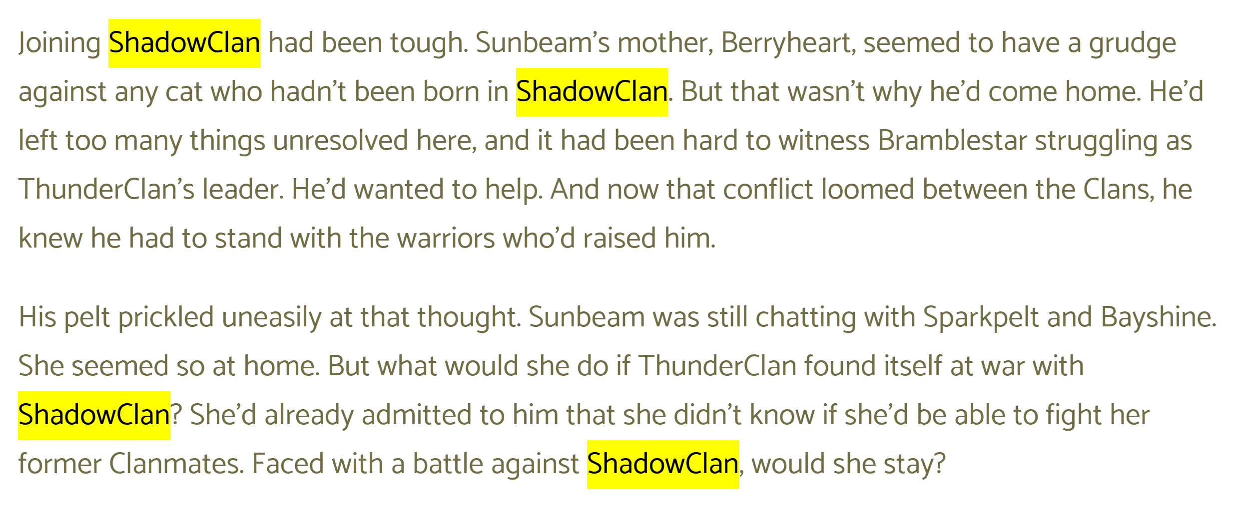 Hawkkz #1 owlnose fan on X: alright Warriors fans: we've voted on leaders  and favs before, but now it's time the villains got their chance WHO IS THE  STRONGEST WARRIOR CATS VILLAIN? #