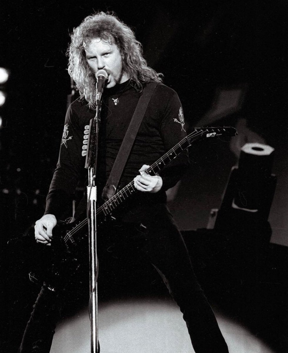 📸 James Hetfield, 1993: @Metallica “The Black Album, Era