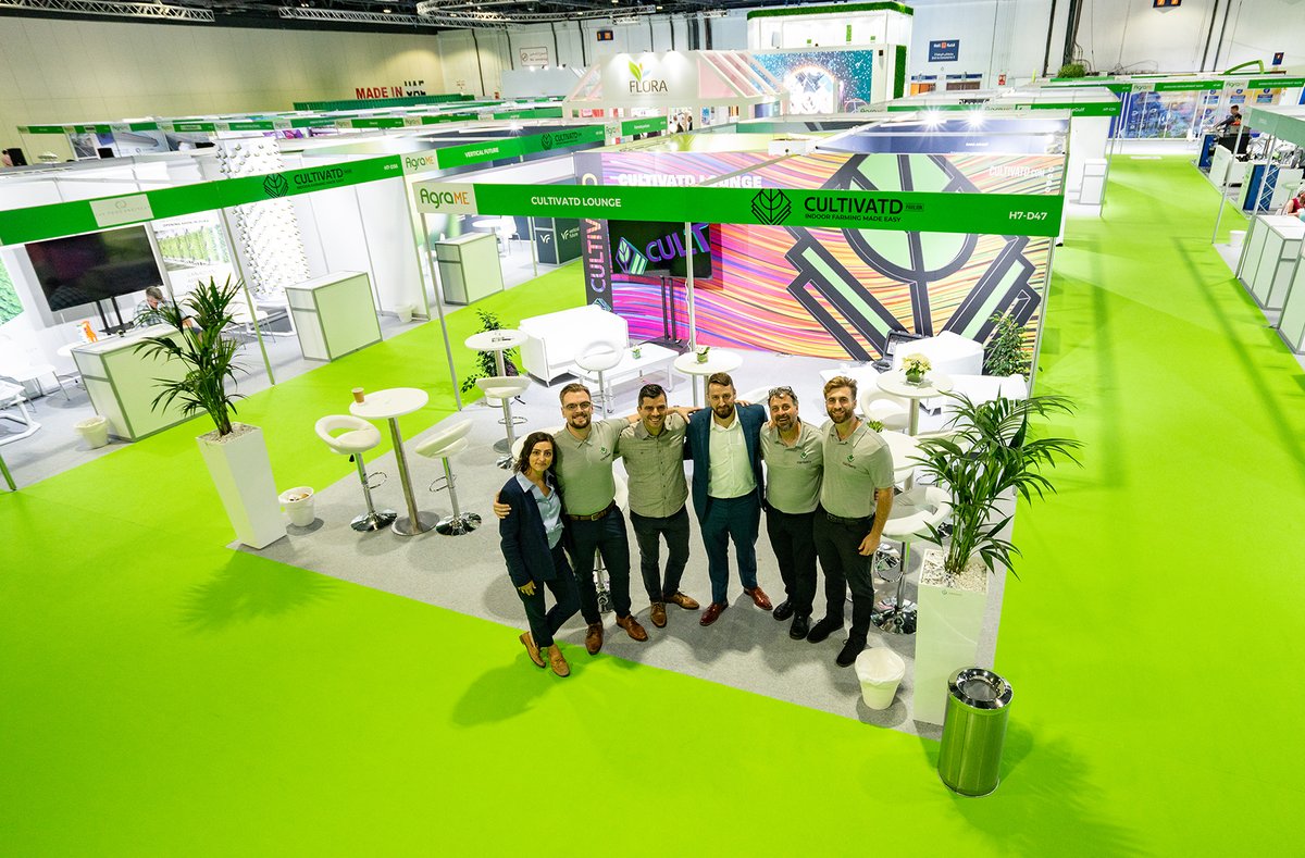 ✈️ Cultivatd is headed to the AgraME 2023 show in Dubai October 9-10 - Booth H3-E033. 

📣 Cultivatd AgraME 2023 📣 + Free Registration: cultivatd.com/cultivatd-is-a…

📽 Check out Cultivatd's AgraME 2022 recap video: youtu.be/sG1kB8wM9Vc

🤝 hello@cultivatd.com

#indoorfarming