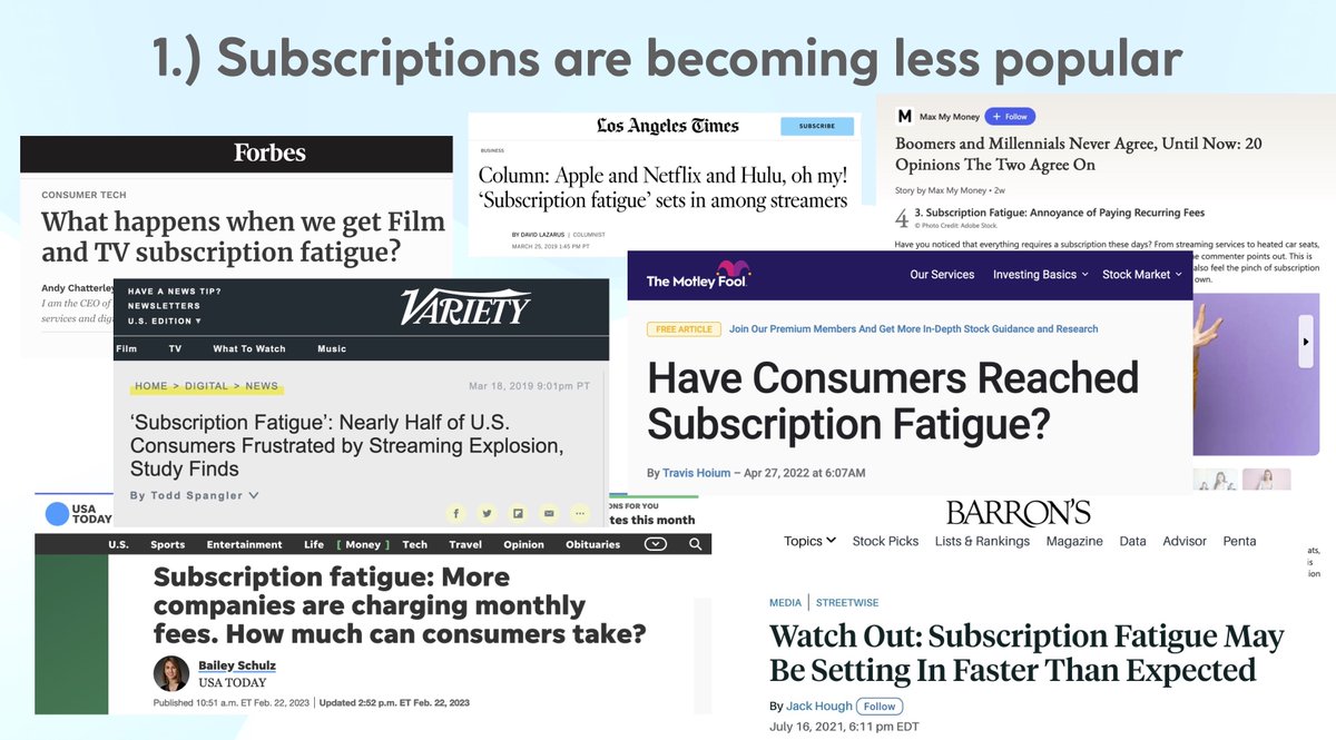 VidaFair's tweet image. This was our favorite slide from last weekend&apos;s @VidaFair presentation at @VidCon!

We actually found one defender of the subscription #monetization model. He has right to his opinion, but next time, we&apos;ll have this graphic handy! ❤️

#NoSubscriptions #MonetizeVideo #Fairness
