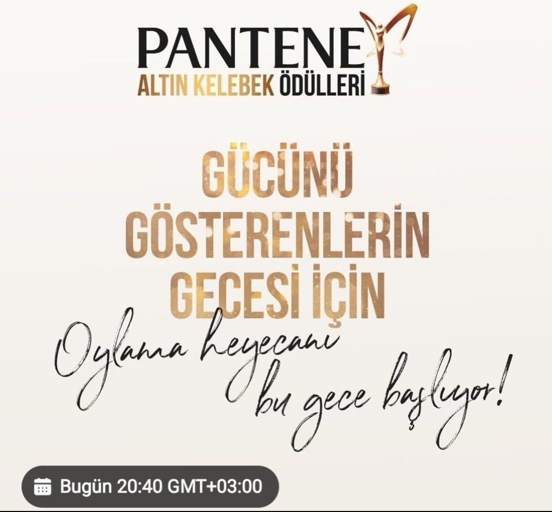 ynihaly's tweet photo. Hak eden kazansın tabi ama biz #PanteneAltınKelebek deki

Bütün oylara talibiz

#AfraSaraçoğlu #MertRamazanDemir https://t.co/BrVbUCFmYi