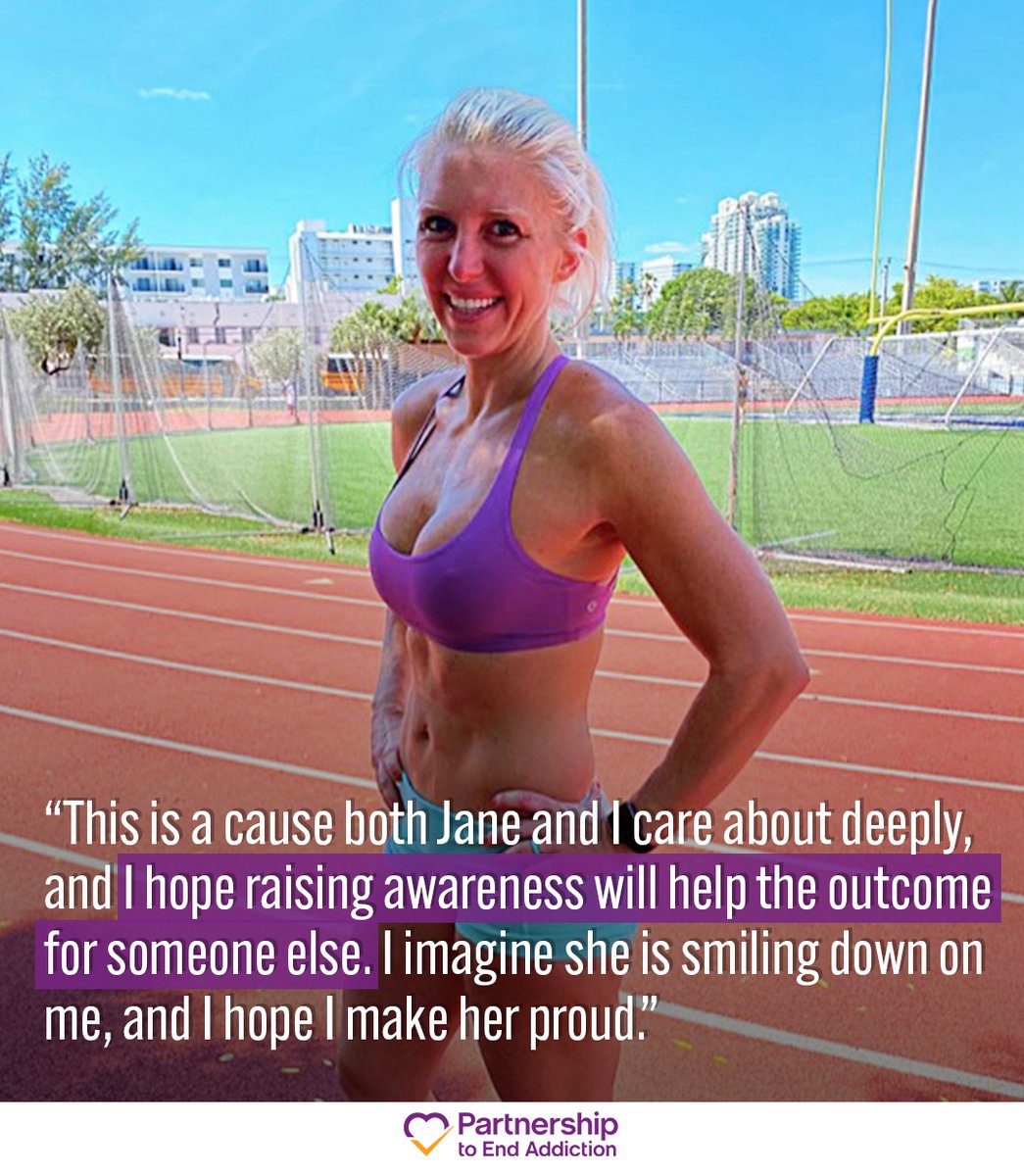 ToEndAddiction's tweet photo. “I'm running the @nycmarathon in honor of my friend Jane who was living her life in recovery until she recently passed away in a tragic accident. Jane was dedicated to fitness and encouraged me to run as part of my recovery journey.” - Maura Lerner, 2023 #PartnerForHope runner https://t.co/yV6VhmhoJd
