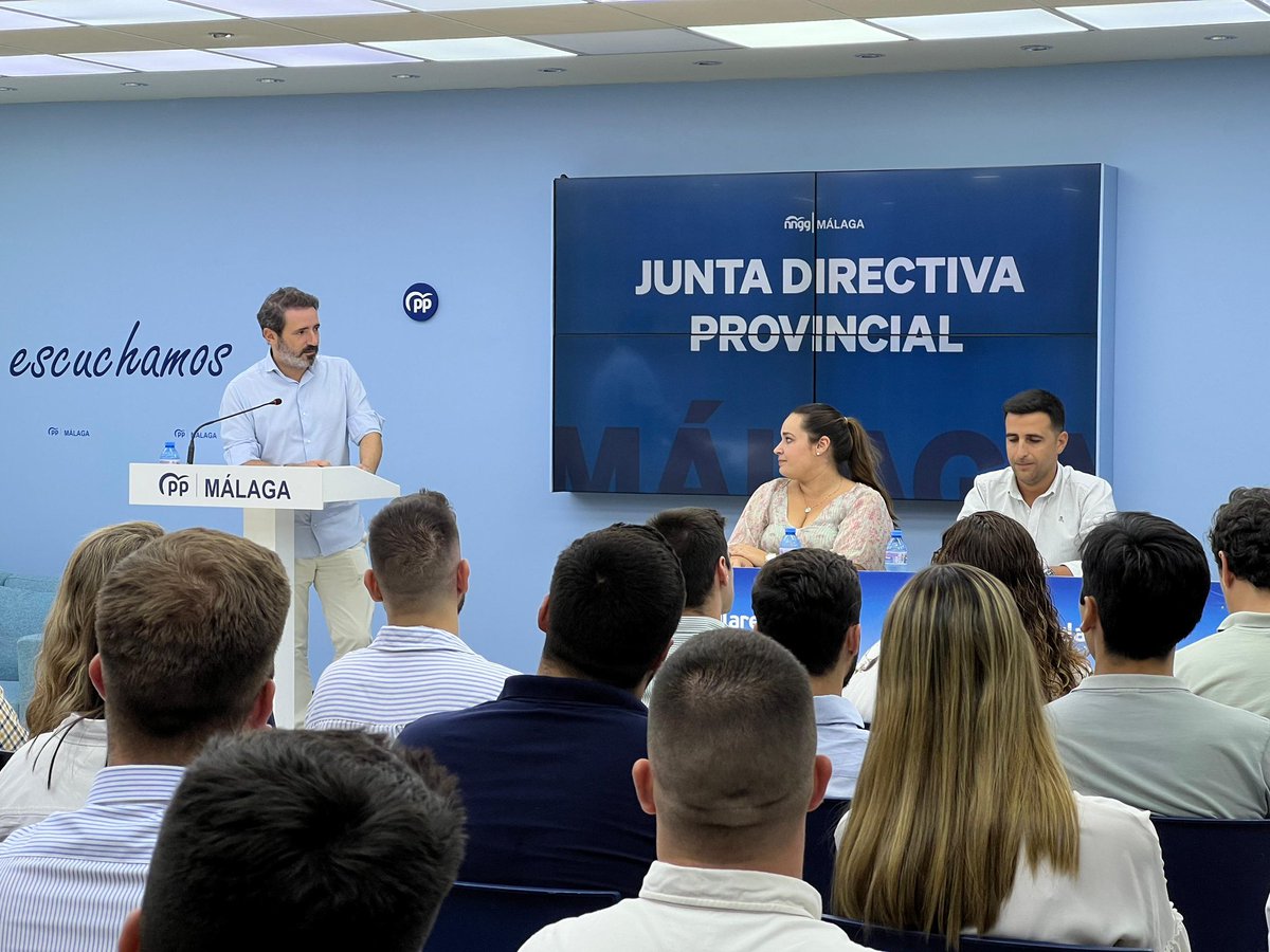 NNGGMalaga's tweet photo. 🔵 Todo en marcha para el XV Congreso de Nuevas Generaciones de Málaga que tendrá lugar el próximo 28 de octubre.

#NNGG #LibresYValientes #Jóvenes #Málaga #Congreso https://t.co/Q6C6hEhV7e