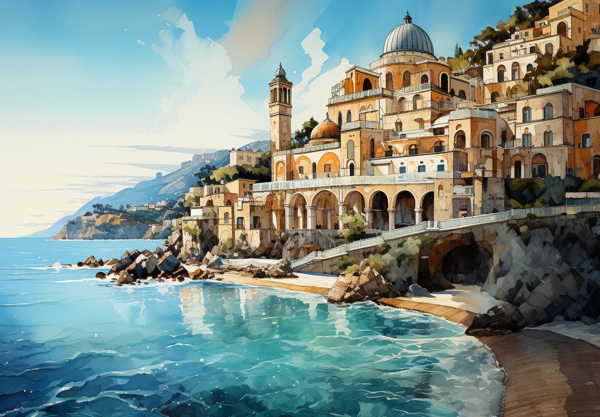 ValerieGiftsUK's tweet image. Italy Amalfi Coast Seaside Scenery Watercolour Painting Greeting Card. £4.20. Free UK shipping. We ship worldwide. 
#ValerieGiftsUK
#womaninbizhour #yourbizhour
valeriegiftsuk.etsy.com/listing/156496…