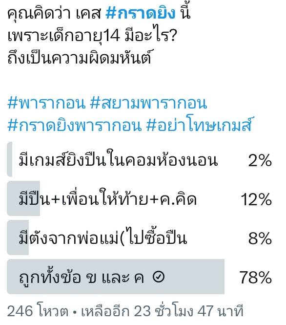 Goodstuff420th's tweet photo. สังคมไทยไม่ได้ลืมง่าย และไม่ได้เชื่อ"สื่อหลัก"ของผู้มีอำนาจ
 อีกต่อไปแล้ว..
#กราดยิง #สยามพารากอน #กราดยิงพารากอน #พารากอน #อย่าโทษเกมส์ https://t.co/AEoI5Xkidg