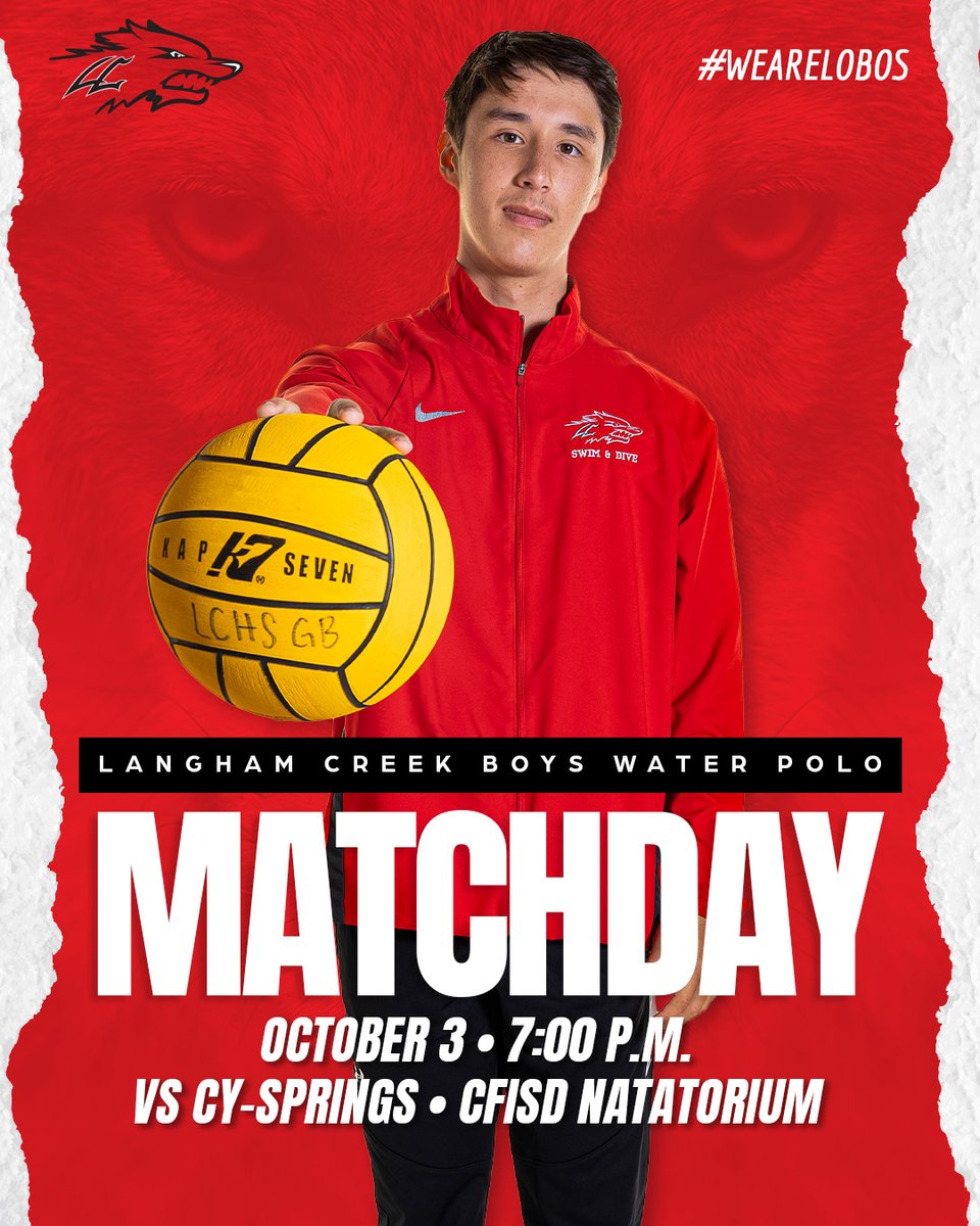 It's Senior Night!! The Langham Lobos are finishing out their season against Cy-Springs. Come celebrate the seniors before we begin playoffs next week. Only Varsity will play tonight <a href="/CFISDAthletics/">CFISDAthletics</a> <a href="/CFISDAquatics/">CFISD Aquatics</a> <a href="/langhamcreekhs/">Langham Creek High</a> <a href="/lchsabc/">LC Athletic Boosters</a>