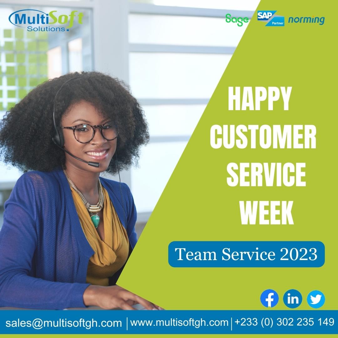 multisoftsolgh's tweet photo. Multisoft truly appreciates its custom over the years. Here is to take a moment to specially honor our cherished customers.
Thank you for being a part of our success story.

Happy Customer Service Week!
#customerserviceweek #teamservice2023 #multisoftsolutions #softwaresolutions https://t.co/QxaZiTVskD