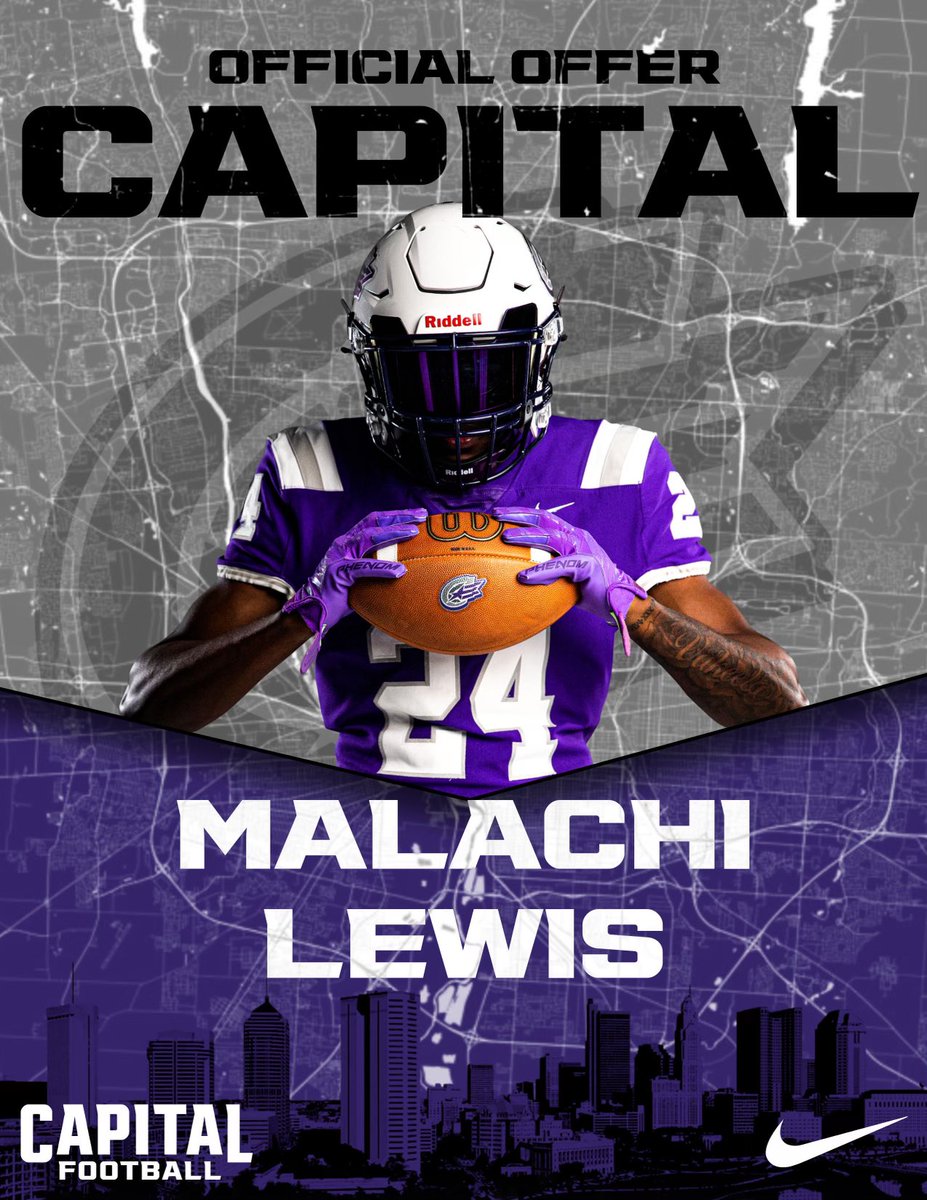 Malachi Lewis (@malachilewis_) on Twitter photo Grateful to receive an offer from Capital University ! <a href="/AdamParsons1996/">AdamParsons</a> <a href="/CapitalU_FB/">Capital University Football</a> Grateful to receive an offer from Capital University ! <a href="/AdamParsons1996/">AdamParsons</a> <a href="/CapitalU_FB/">Capital University Football</a>