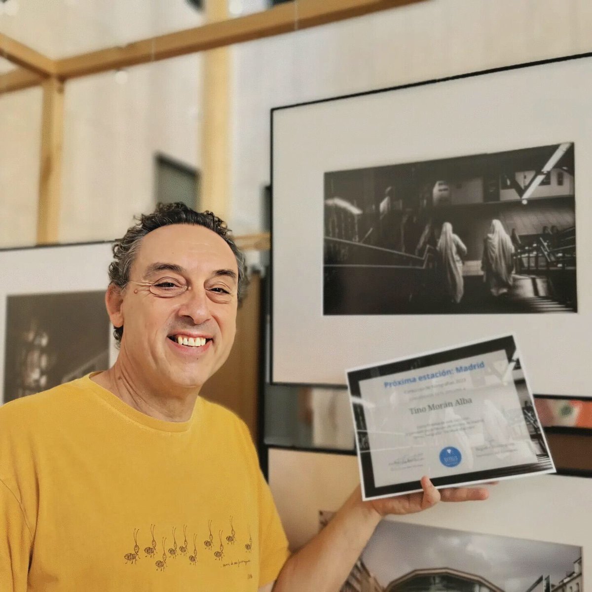 Tino_moran's tweet photo. Gracias al concurso de fotografía PRÓXIMA ESTACIÓN: MADRID organizado por el Museo de Historia de Madrid 💪🏼he quedado entre los 40 finalistas y cada fotografía ya se considera pieza de arte del museo
¡¡No puedo estar más feliz!! 🥳
Visita la Expo, Entrada gratuita https://t.co/xaTXGAiHsb