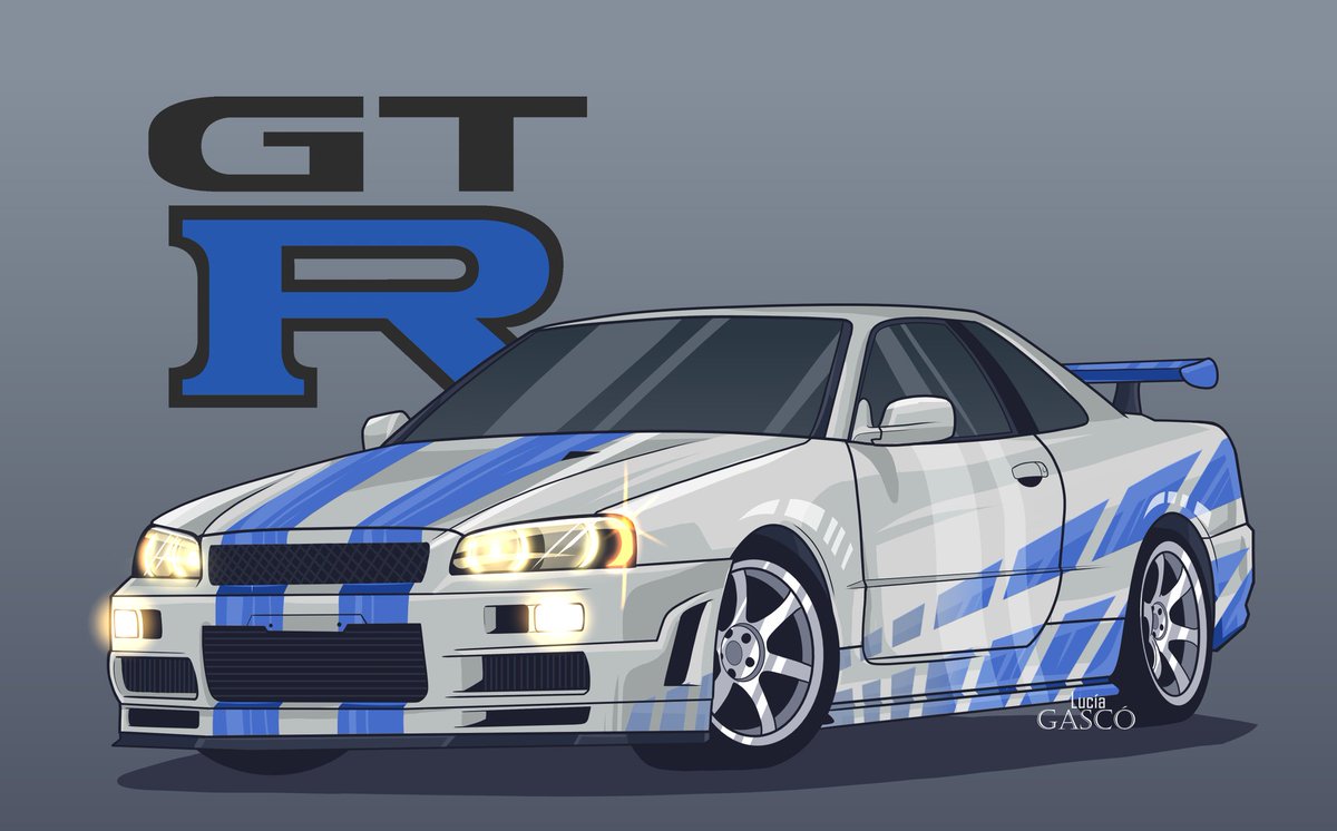 💙 GTR34 🖤
Quién no ama este coche?? Y a su conductor 😮‍💨💙✨
#carcommunity #carsart #carillustration #carlovers #cargram #cardrawing #car #coche #coches #cochedeportivo #skyline #skylinegtr #gtr34 #paulwalker #brianoconner #fastandfurious #nissan #nissangtr #nissanskyline