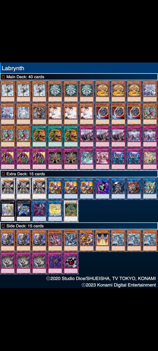 Infinity_1218's tweet image. My Top 16 YCS Dortmund List. Labrynth