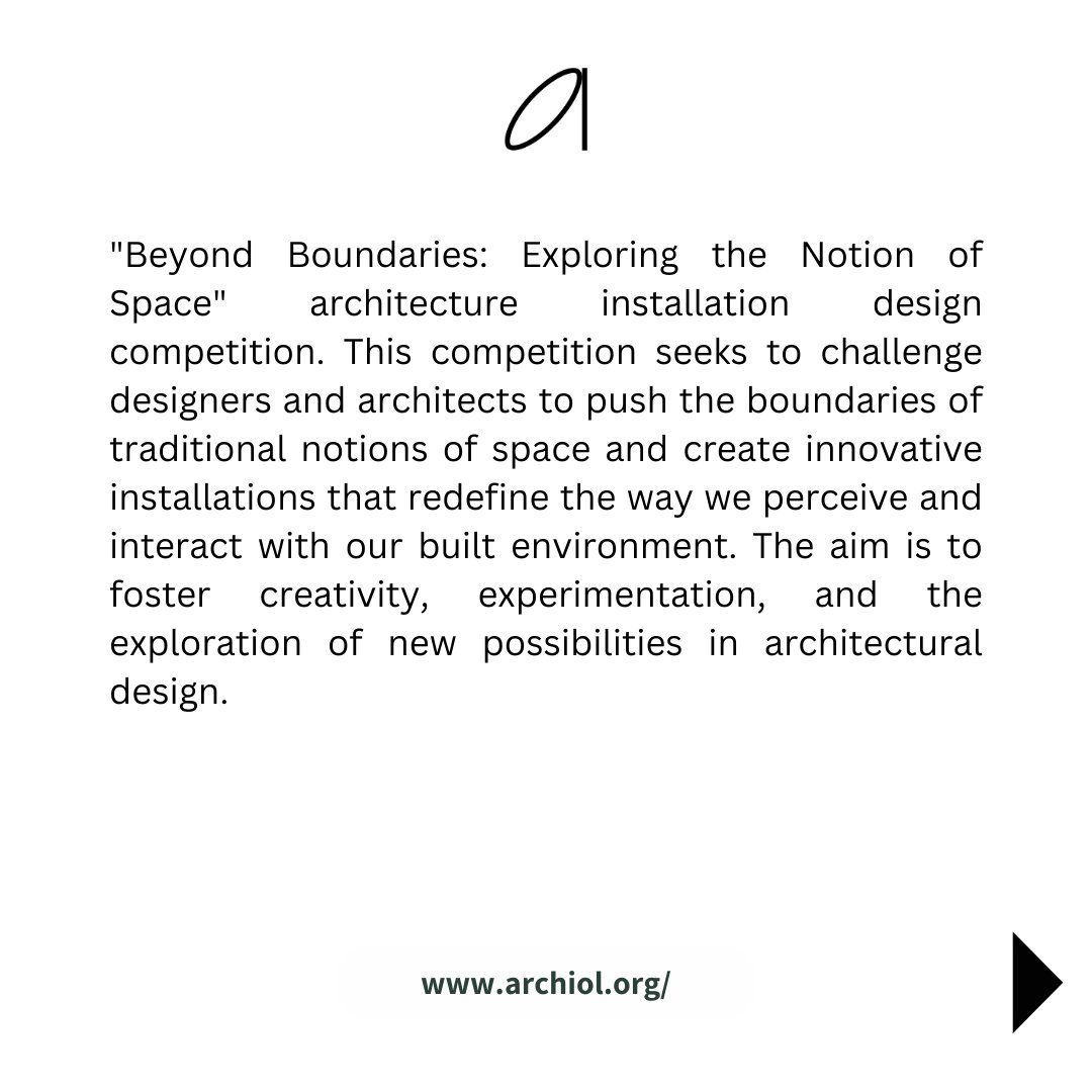 archiolorg's tweet image. Beyond Boundaries Design competition

#archiol #installationdesign  #archiol #installation #urbandesign  #architecture #architectureape #archicontest #architecturedesign #archidaily #architecturestudent #architecturecompetition #architecturelovers #architecture_hunter #critday