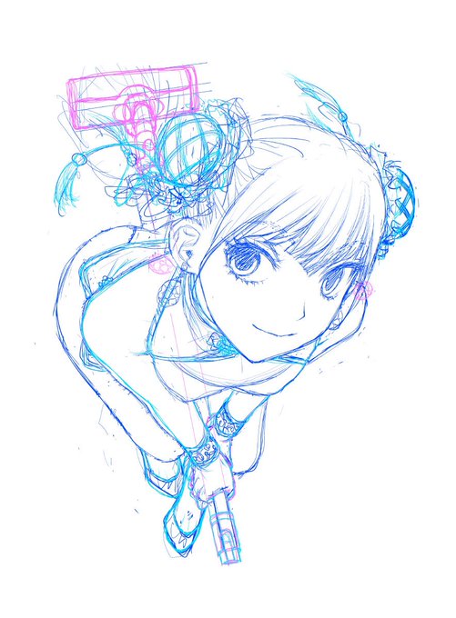 最近猫分が不足してたので…
猫の手触り毛布を買ってみました。
猫の毛そっくりとは言えないものの、かなり良い手触りです。
ただし、うっかり踏むと滑って転けそうになるので要注意です🥹

ラフ下絵再掲…↓
ここからペン入れするんだけど…描き込みすぎだって分かっててもやめられない😞 