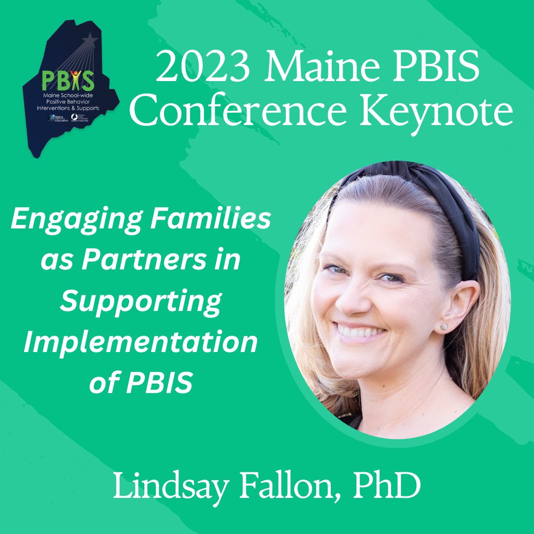 Maine_PBIS's tweet photo. This year's #MainePBIS keynote will center the importance of engaging families in the design and implementation of PBIS to advance equity in schools and create systems that are responsive and relevant to the communities they serve! More at https://t.co/dUV8R0D8xK

@mdoenews https://t.co/DCWjmp2f8E