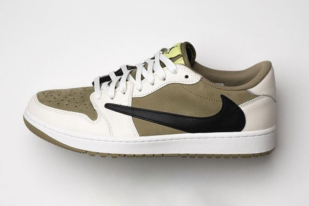 The expected release date for the Travis Scott x Air Jordan 1 Low Golf is set for October 13th 🗓️ Do you plan to Golf in these or wear them casually? 🤨