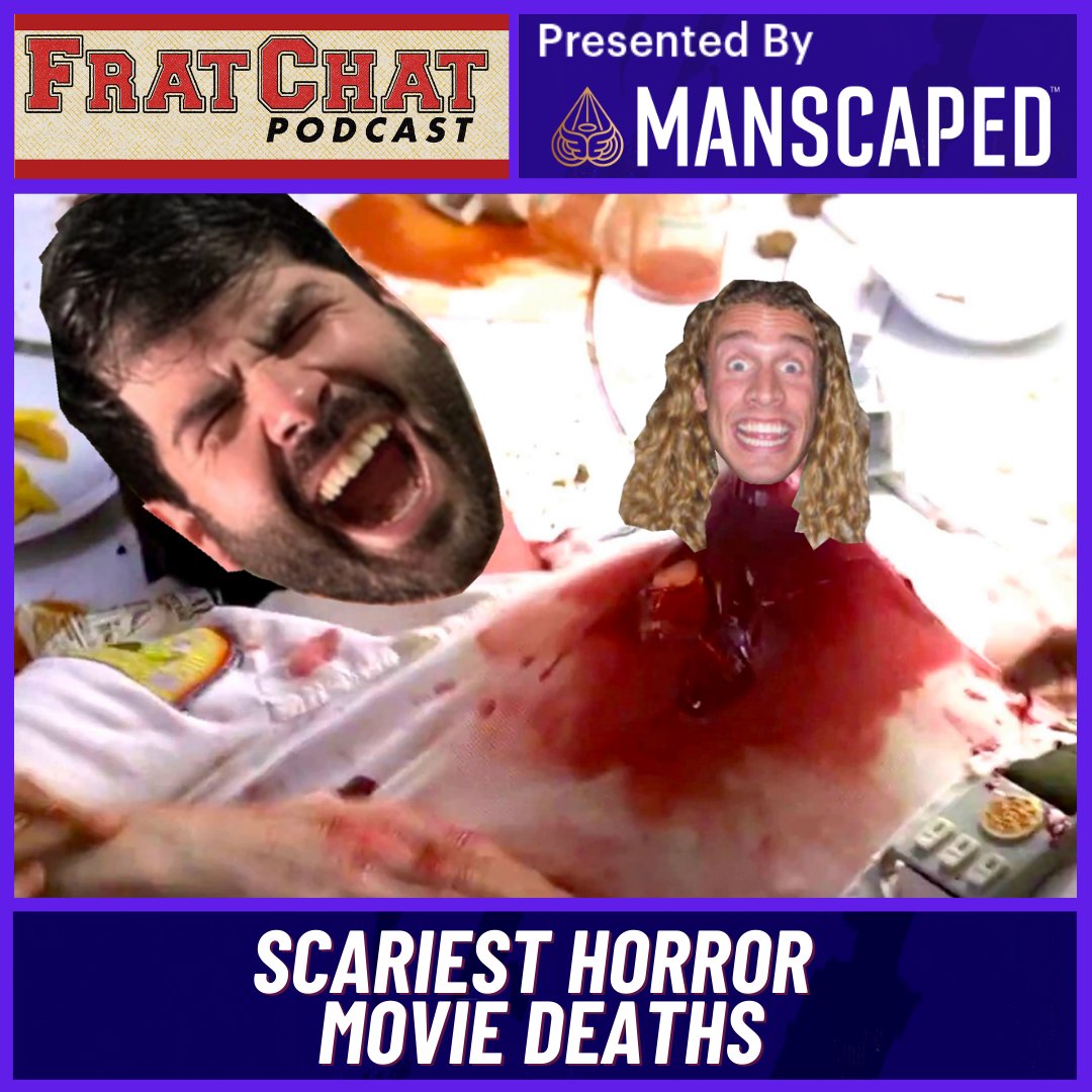 The guys get in the Halloween mood by revisiting the horror movie deaths that made them go AHH!   

PLUS,  the guys answer questions from the listeners, discuss a news story featuring a pilot, boobs and cocaine, and MORE! Listen on all pod providers or bleav.com/shows/fratchat